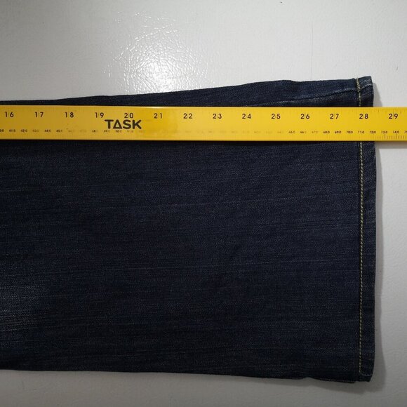 Zana Di Fashion Bug Ladies Size 22 Dark Wash Straight Leg Blue Jeans - Picture 12 of 12